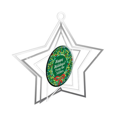 Spinner Holiday Ornament - 3D Star