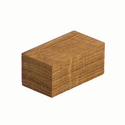 Wood Riser - 2.5" x 1.36" x 1.12" - Oak Grain