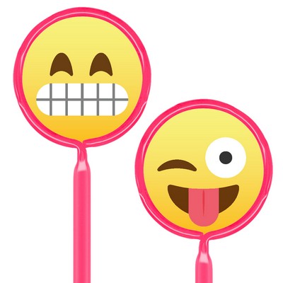 Inkbend Standard Billboard Pens W/ Emoji Grinning / Tongue Stock Insert