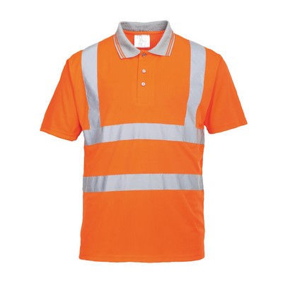 Hi-Vis Short Sleeved Polo Class 2