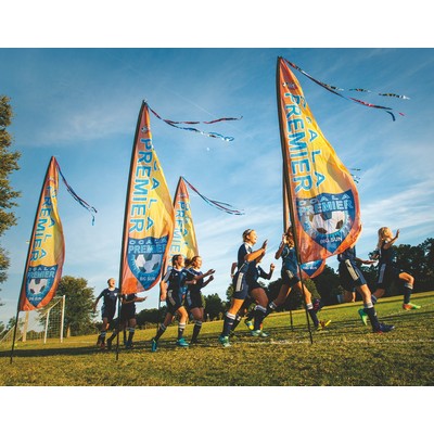 13' Custom Printed Feather Dancer Flag Kit