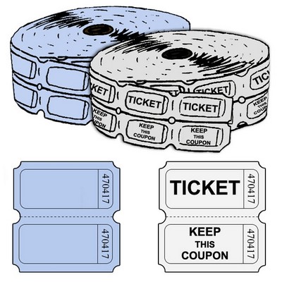 Standard Double Roll Tickets (2000 per roll)