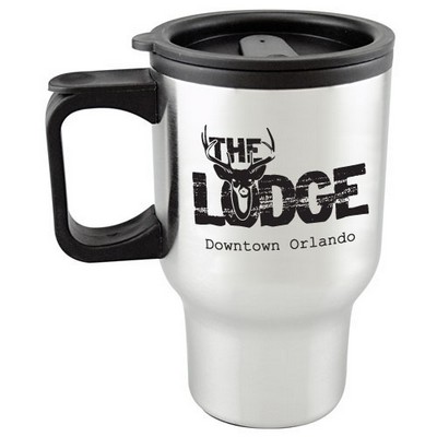 16 Oz. Stainless Steel Travel Mug