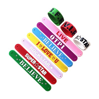 Silicone Slap Wristbands