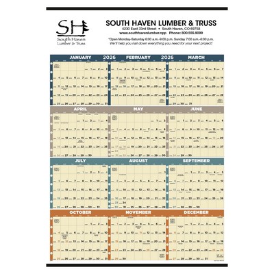 Time Management Span-A-Year (Non-Laminated)