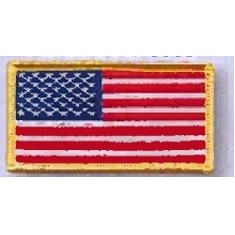 Embroidered Flag Patches (1 1/2"x1")