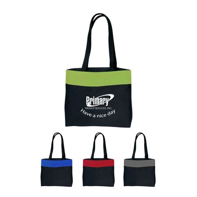 600D Poly Two-Tone Tote Bag