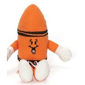 8" Orange Crayon Stuffed Toy