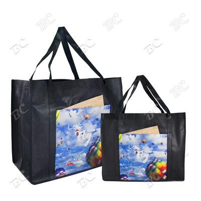 18 x 15 inch 100 GSM PET Non-woven Shopper Tote Bag