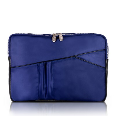 CRESCENT | 14" Navy Nylon Laptop Sleeve | McKleinUSA