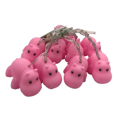 10 Hippo LED String Lights