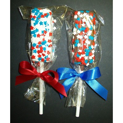 Patriotic Crispy Treat Pops