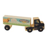 SMITRKP - 8.5" Wood Semi-Truck With Imprint