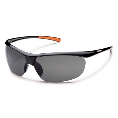 Smith® Black/Gray Suncloud® Zephyr Polarized™ Sunglasses