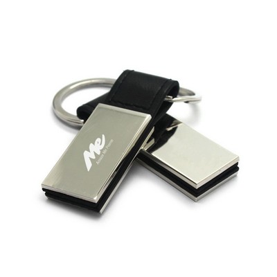 PU Leather Metal Key Tag