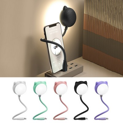 Cat Shape Lamp w/Wireless Speaker