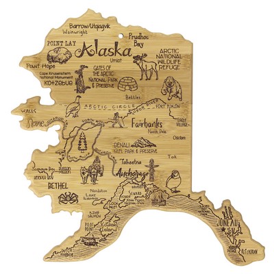 Destination Alaska Cutting & Serving Board