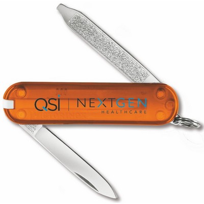 Swiss Army Escort Knife Translucent Orange