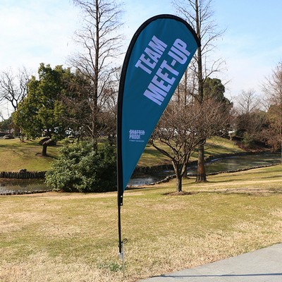 7' Double Size Custom Printed Teardrop Flags