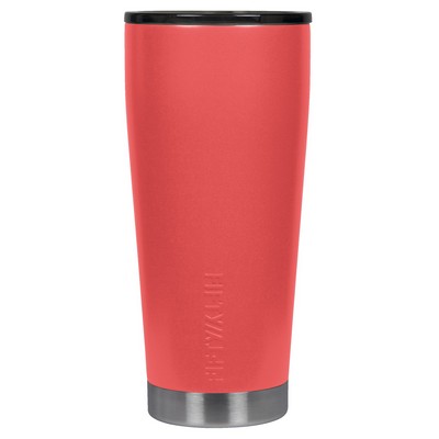 20oz Coral Tumbler with Smoke Cap