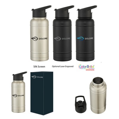 32 Oz. Boss™ Stainless Steel Growler Tumbler W Custom Box