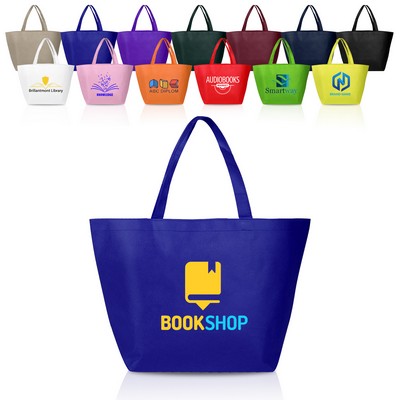 Non-Woven Budget Shopper Tote Bag(20"Wx13"H)