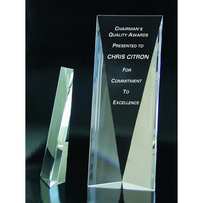 Panel Awards optical crystal award/trophy 10"H