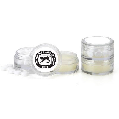 2 in 1 Mint & Lip Balm Container