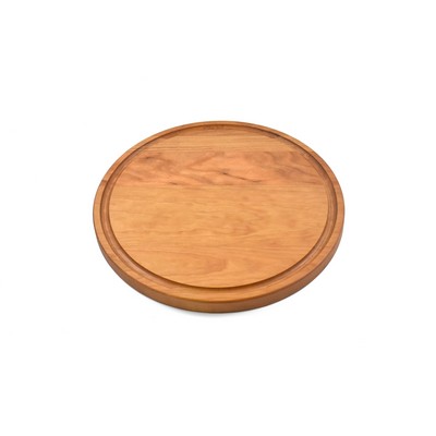 Round Cherry Hardwood Cutting Board