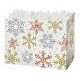 Large Glitter Snowflakes Theme Gift Basket Box