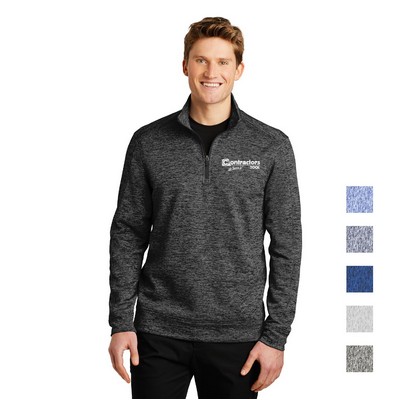 Sport-Tek® PosiCharge® Electric Heather Fleece 1/4-Zip Pullover