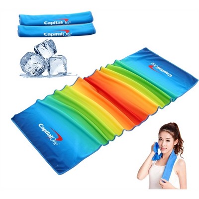 Chill Out Cooling Towel - Full Color Logo