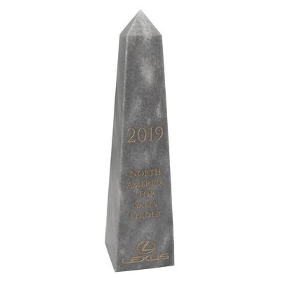 Medium Gray Marble Pinnacle Award