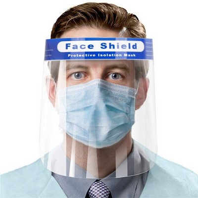 Stock Face Shield Disposable Safety Face Cover PET