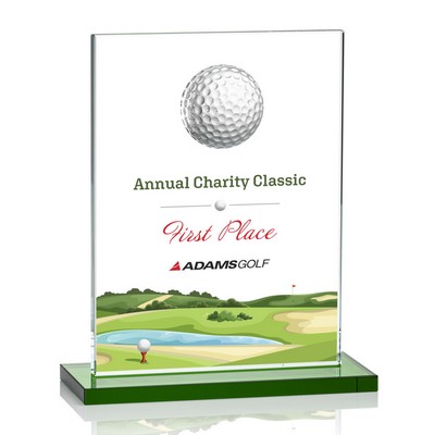 VividPrint™ Golf Award - Cumberland/Green 6"x8"