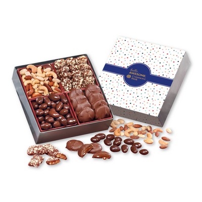 Gourmet Holiday Gift Box with Bubbles Sleeve