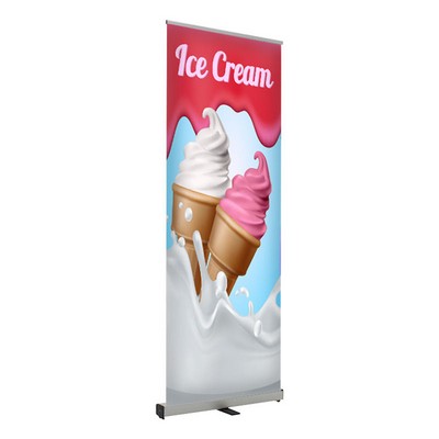 Ice Cream Pre Printed Roll Fx Banner Multicolor 24" x 80"