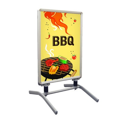 BBQ Pre Printed Springster™ L Snap Frame Yellow