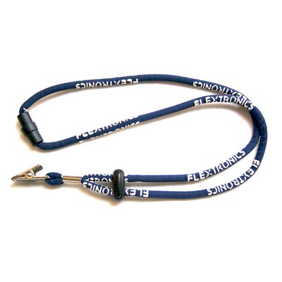 Customized Polyester Lanyard w/Spring Button