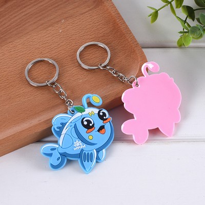 Cartoon Fish Soft PVC Customized Keychain