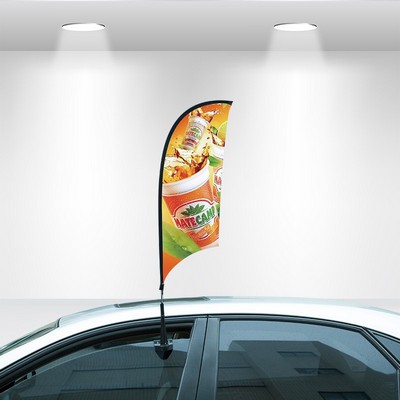 Car Window Flag - Feather