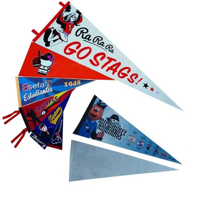 Full Color Premium Felt Pennant 4" x 10"