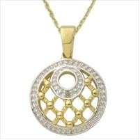 Jilco Inc. Diamond Filigree Necklace