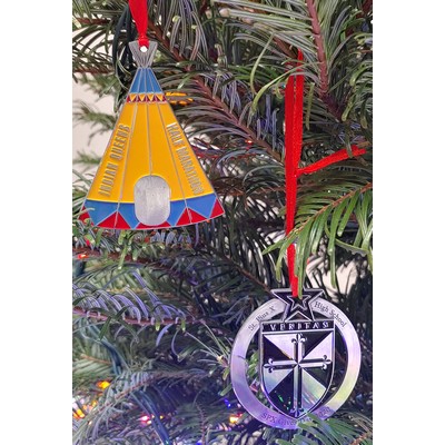 3.5" - Metal Ornaments