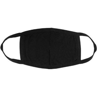 Cotton Face Mask - Black