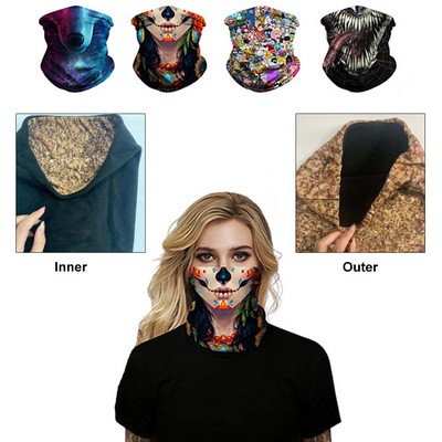 Multi-Functional Digital Custom Polar Fleece Tubular Neck Gaiter