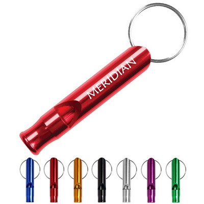 Aluminum Whistle Keychain