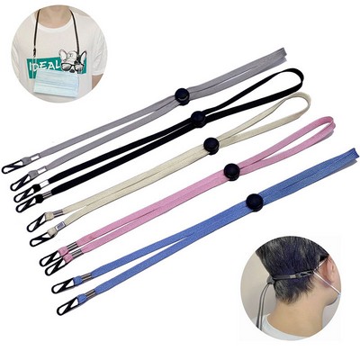 Adjustable Length Mask Lanyard