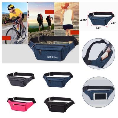 Multi Functional Outdoor Sports Water Resistant Oxford Fanny Pack