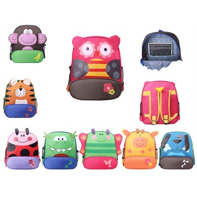 Cartoon Animal Designed Kid Backpack